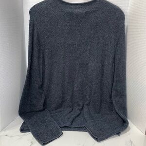 Barefoot Dreams Cozy Chic Lite Sweater Color Blue Size Medium